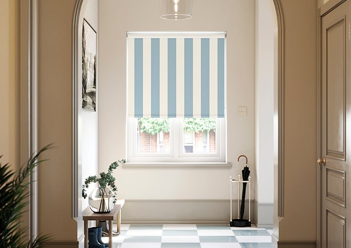 Laura Ashley Lille Stripe, Seapsray - Twist&Fit Roller Blind - Image 3